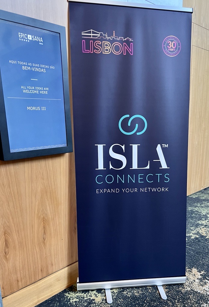 ISLA Connects Lisbon Event Pull-up Banner